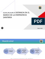 Educacion A Distancia en El Marco de La Emergencia Sanitaria - Mayo 2020.