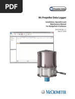 MC Propeller Data Logger: Installation, Operation and Maintenance Manual For Madgetech 4 Software