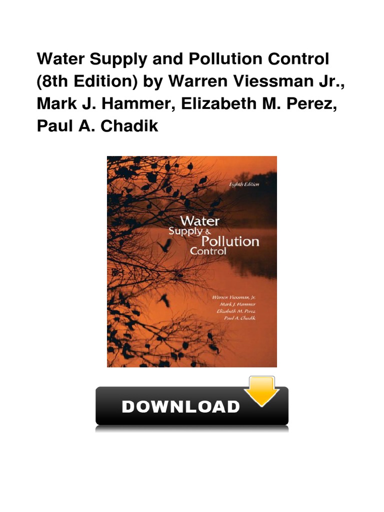 Water Supply and Pollution Control 8th Ed. | PDF
