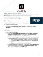 News Analysis (29 Apr, 2020) : XI Petersberg Climate Dialogue