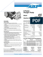 5 Frame Plunger Pump: Model Gearbox Model