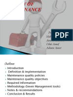 Quality of Maintenance PDF