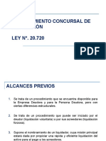 Procedimiento Concursal de Liquidacion y Situaciones Practicas