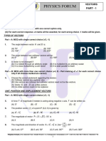 Physics Forum: Assignment XI