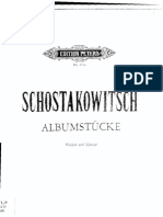 Shostakovich - Album Stücke - Violin & Piano (Incl. Gadfly Romance)