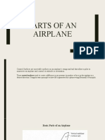 Parts of An Airplane Created Powerpoint