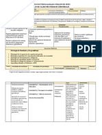 Planilla para La Planificación