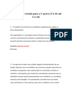 Exercícios de Revisão para A 1 Prova