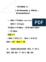 NUEVOS CASOS MAtematicos Funciones de Demanda y Oferta