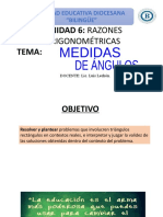 TEMA MEDIDAS DE ÁNGULOS