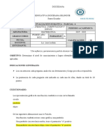 Evaluación Sumativa 1ero Bgu A - Parcial 4