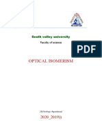 Optical Isomerism: South Valley University