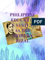 Rizal's vision of education