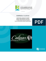 Empresa Calinas: Generalidades, áreas funcionales y FODA