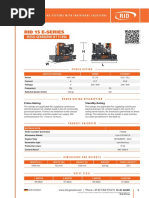 Rid 15 E-Series: Diesel Generator Set 15 Kva