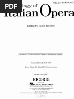 The Anthology Italian Opera (Soprano) | PDF