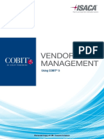 Vendor Management Using COBIT