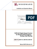 Installation and Operation Manual: 723PLUS Digital Speed Control For Reciprocating Engines - Analog Load Sharing