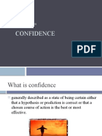 Confidence: How To Gain