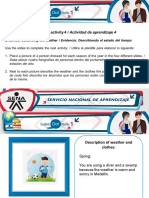 Evidence - Describing - The - Weather Actividad 4