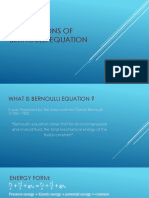 Applications of Bernoulli Equation