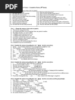 Passive Voice + Causative Form (8 Form)