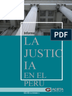 Informe La Justicia en El Peru