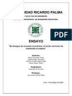 Ensayo N°1 - Ingenieria de Servicios