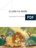Sinonimos y Antonimos El Raton y El Leon