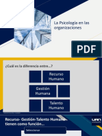 Psicología en Las Organizaciones