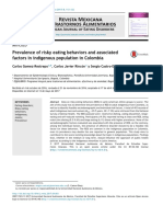 Prevalence of Risky Eating Behaviors and Associated Factors in Indigenous Population in Colombia