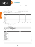 Pronombres 5° PDF