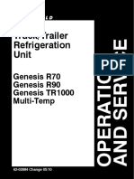 Truck/Trailer Refrigeration Unit: Genesis R70 Genesis R90 Genesis TR1000 Multi-Temp