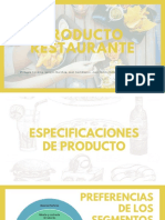 Producto Restaurante 