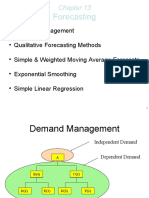 Demand Forecasting Methods Based On Actual Data