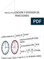Multiplicacion y Division de Fracciones