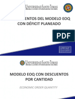 5d. Modelo EOQ Con Déficit Planeado