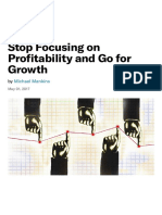 Stop Focusing On Profitability and Go For Growth: Michael Mankins