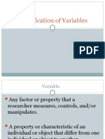 2 Classification of Variables