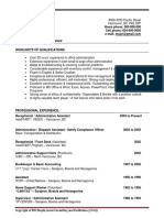 Combined Resume Sample Sara Major