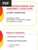 Microprocessor and Assembly Language: Lecture-1-Intrduction