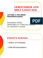 Microprocessor and Assembly Language: LECTURE-3-THE 80X86 Microprocessor