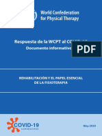 COVID19 Briefing Paper 2 Rehab PT May2020 Spanish PDF