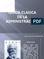 Teoria Clasica de La Administracion