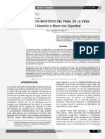 Aspectos Bioeticos Del Final de La Vida - El Derecho A Morir Con Dignidad PDF