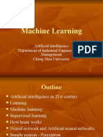 Machine Learning: Artificial Intelligence Department of Industrial Engineering and Management Cheng Shiu University