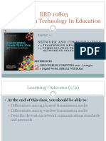 BBD 10803 Information Technology in Education: Network Andcommunication