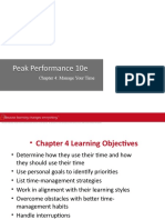 Peak Performance 10e Chapter 4