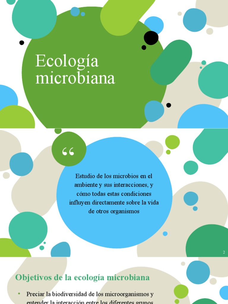 Importancia de la Ecología Microbiana | PDF | Microorganismo | Naturaleza