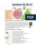 Time prepositions guide for IN, ON and AT